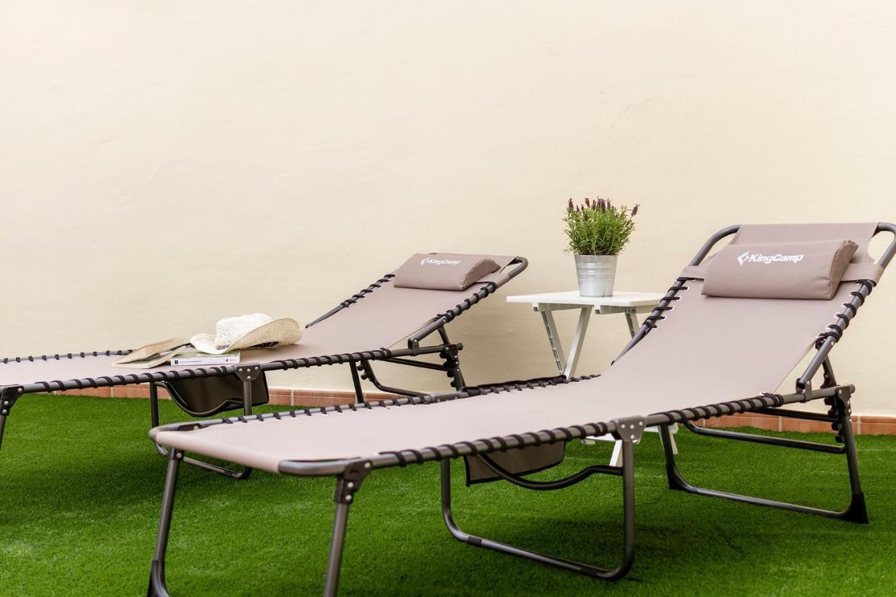 Ático con terraza-solárium y piscina 4-6 personas WIFI A/C Roda Exterior foto