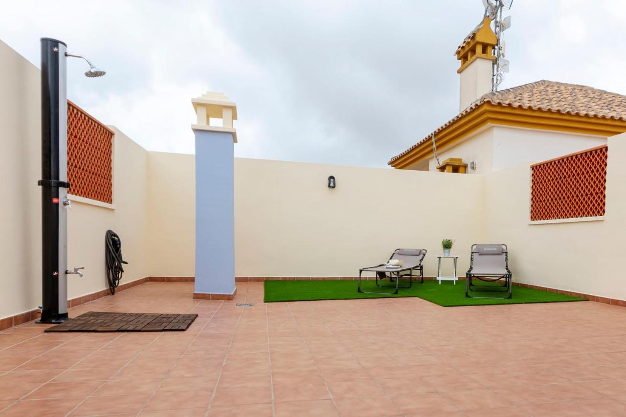 Ático con terraza-solárium y piscina 4-6 personas WIFI A/C Roda Exterior foto