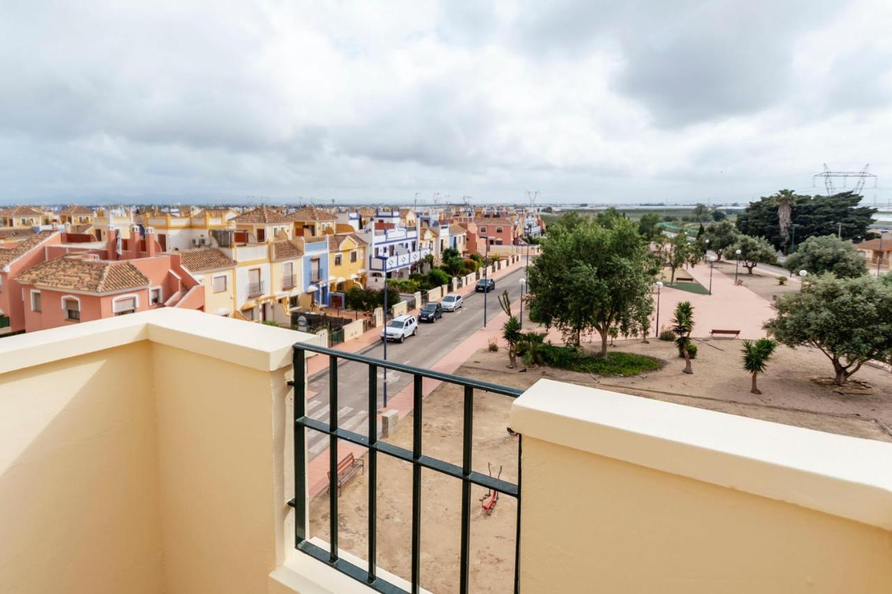 Ático con terraza-solárium y piscina 4-6 personas WIFI A/C Roda Exterior foto